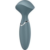 Перезаряжаемый мини-массажер с вибрацией Satisfyer Mini Wand-er серый