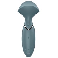 Перезаряжаемый мини-массажер с вибрацией Satisfyer Mini Wand-er серый