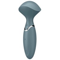 Перезаряжаемый мини-массажер с вибрацией Satisfyer Mini Wand-er серый