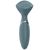 Перезаряжаемый мини-массажер с вибрацией Satisfyer Mini Wand-er серый