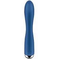 Вибратор для точки G с клиторальным стимулятором и ротацией Satisfyer Spinning Rabbit 1 Blue