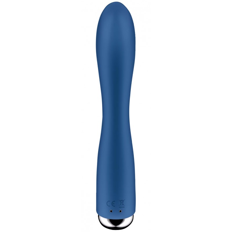 Вибратор для точки G с клиторальным стимулятором и ротацией Satisfyer Spinning Rabbit 1 Blue