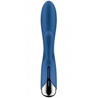 Вибратор для точки G с клиторальным стимулятором и ротацией Satisfyer Spinning Rabbit 1 Blue