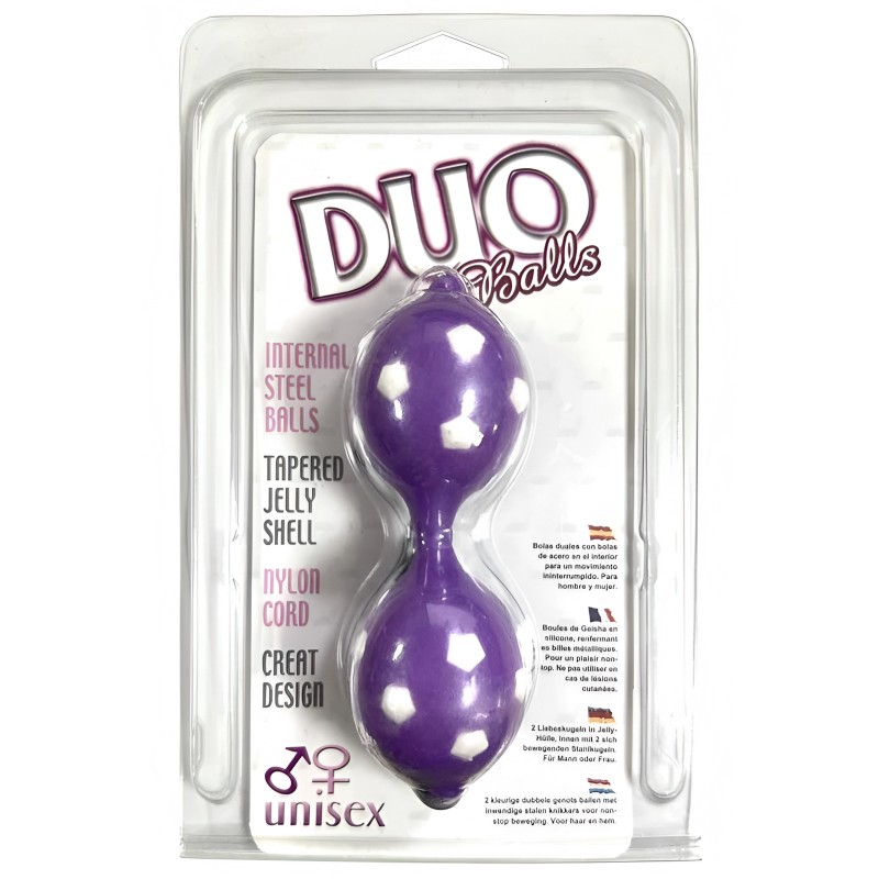 Двойные вагинальные шарики Duo Balls Hot Purple