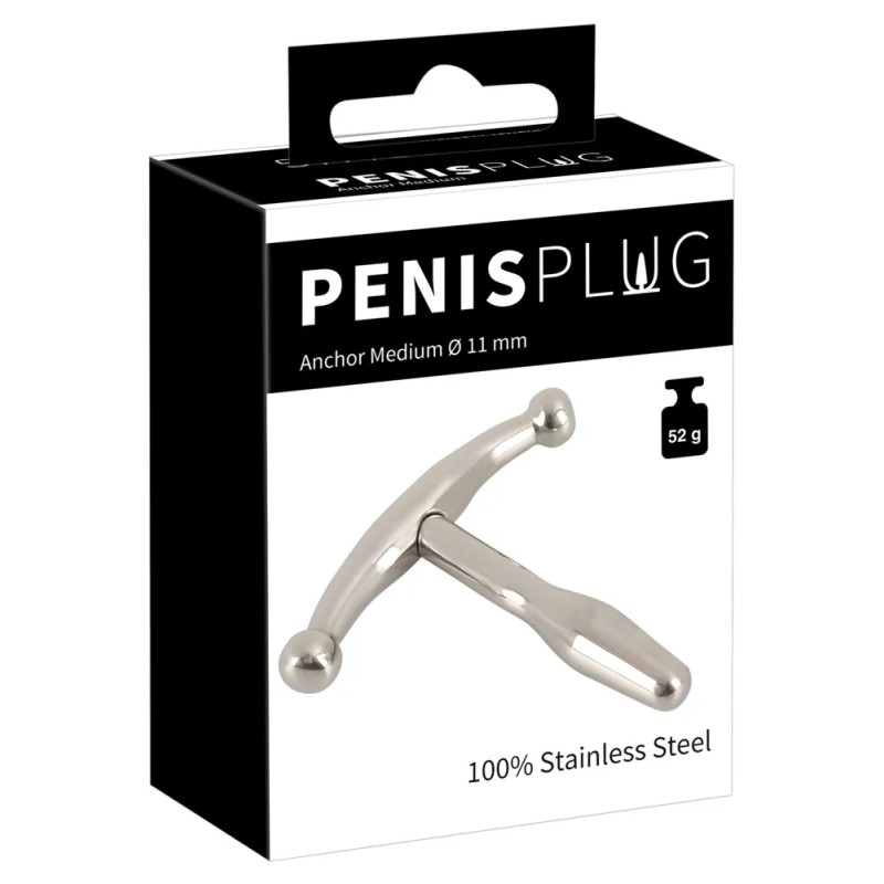 Металлический уретральный буж Penisplug Anchor Medium
