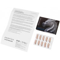 Изображение Erotist Мужские капсулы для усиления эрекции Erotist Silver Dragon 10 капсул
