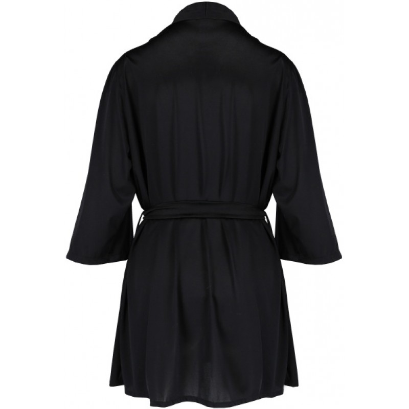 Изображение Casmir, Польша Стильный черный пеньюар Sybilla XXL/XXXL