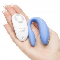 We-Vibe Match Вибромассажер голубой для пар с дистанционным пультом