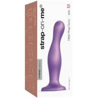 Фаллоимитатор Strap-On-Me Dildo Plug Curvy M фиолетовый 16 см