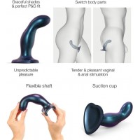 Фаллоимитатор Strap-On-Me Dildo Plug Snaky синий 17 см