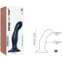 Фаллоимитатор Strap-On-Me Dildo Plug Snaky синий 17 см