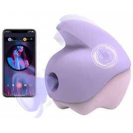 Бесконтактный вакуумно-волновой стимулятор клитора с вибрацией Magic Motion Unicorn фиолетовый