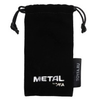 Двусторонний металлический стимулятор Metal by Toyfa 21 см