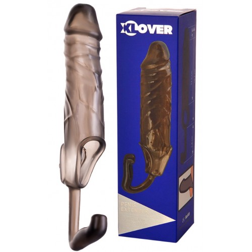 Насадка на пенис с кольцом под мошонку и анальным стимулятором Toyfa Xlover