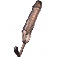 Насадка на пенис с кольцом под мошонку и анальным стимулятором Toyfa Xlover