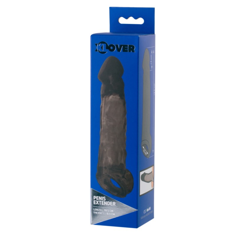 Насадка на пенис для увеличения размера Toyfa Xlover + 5,5 см
