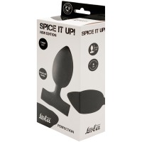 Анальная пробка Spice It Up New Edition с отверстием для вибропули