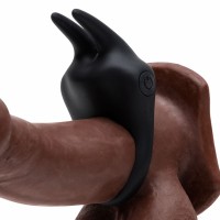 Эрекционное виброкольцо Fifty Shades of Grey Sensation с клиторальным стимулятором черное