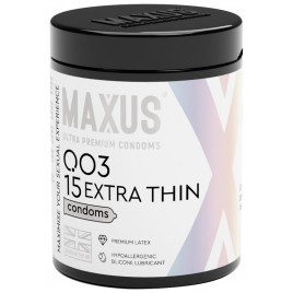 Презервативы в пластиковом кейсе Maxus №15 Extra Thin экстремально тонкие