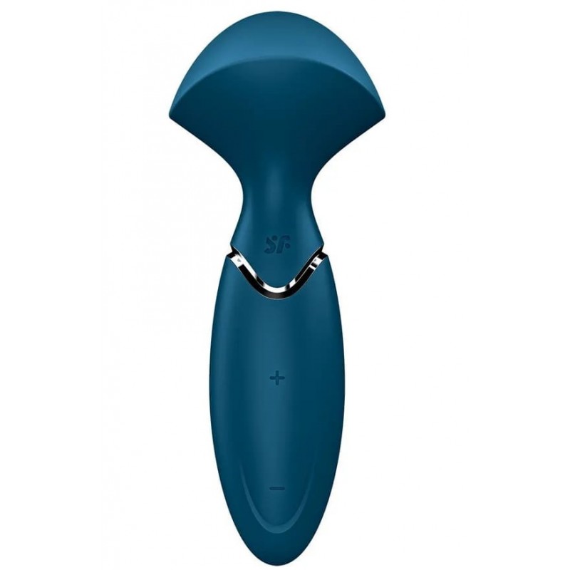 Изображение Satisfyer, Германия Перезаряжаемый мини-массажер с вибрацией Satisfyer Mini Wand-er Blue