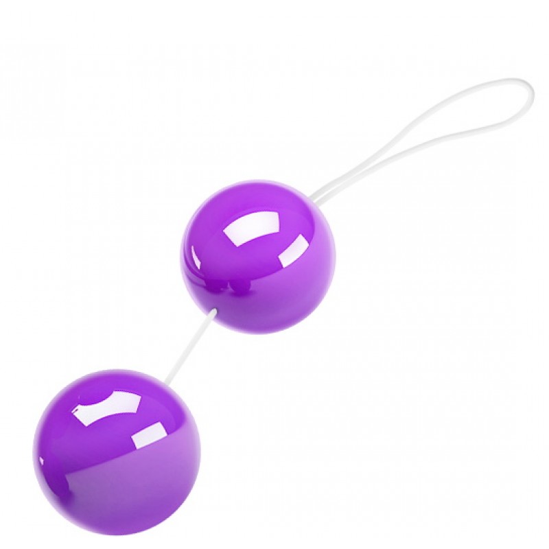 Анально-вагинальные шарики Twins Ball фиолетовые