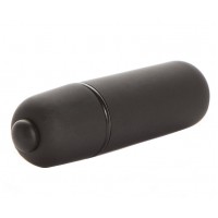 Черная вибропуля X-Basic Bullet Mini Lovetoy с 10 режимами вибрации