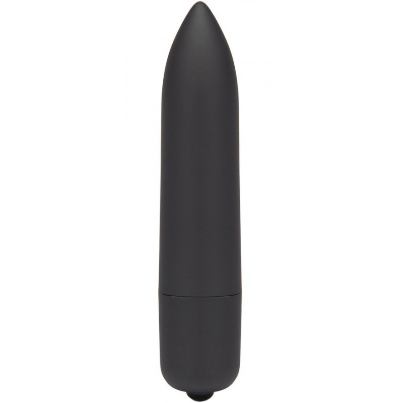 Черная вибропуля X-Basic Bullet Long Lovetoy с 10 режимами вибрации