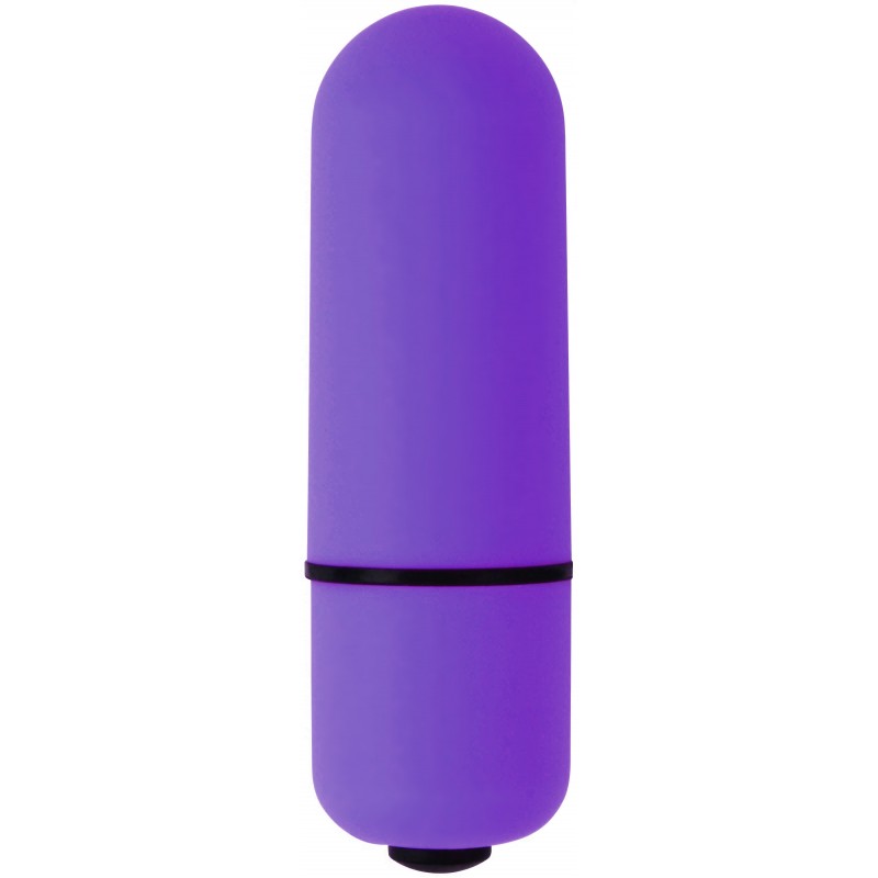 Фиолетовая вибропуля X-Basic Bullet Mini Lovetoy с 10 режимами вибрации