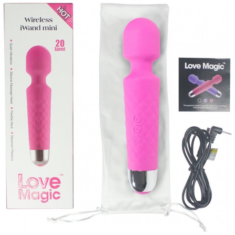 Вибромассажер Love Magic iWand mini Pink