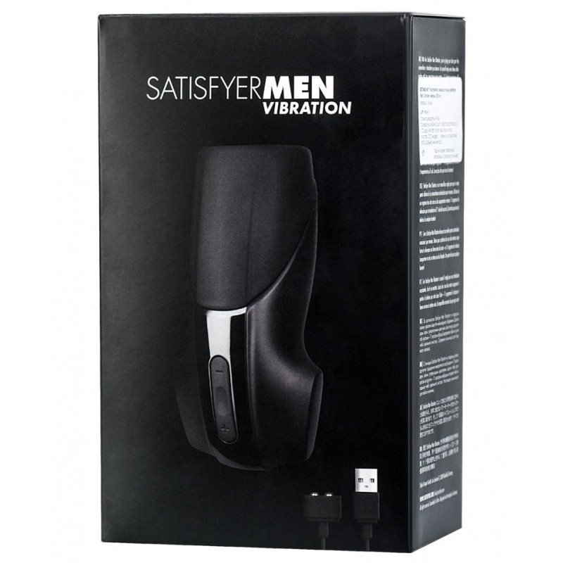 Перезаряжаемый мастурбатор с вибрацией Satisfyer Men Vibration