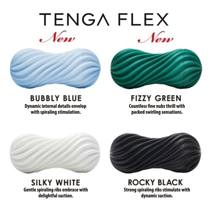 Мастурбатор Tenga Flex Bubbly Blue