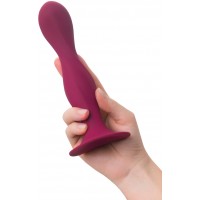 Фаллос Satisfyer Double Ball-R со смещенным центром тяжести красный 18 см