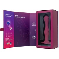 Фаллос Satisfyer Double Ball-R со смещенным центром тяжести красный 18 см