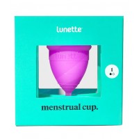 Фиолетовая менструальная чаша Lunette Cup 25 мл