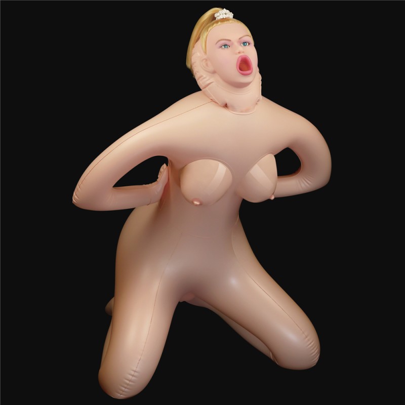 Кукла Jayola в позе наездницы с открытым ротиком и большой грудью Cowgirl Style Love Doll