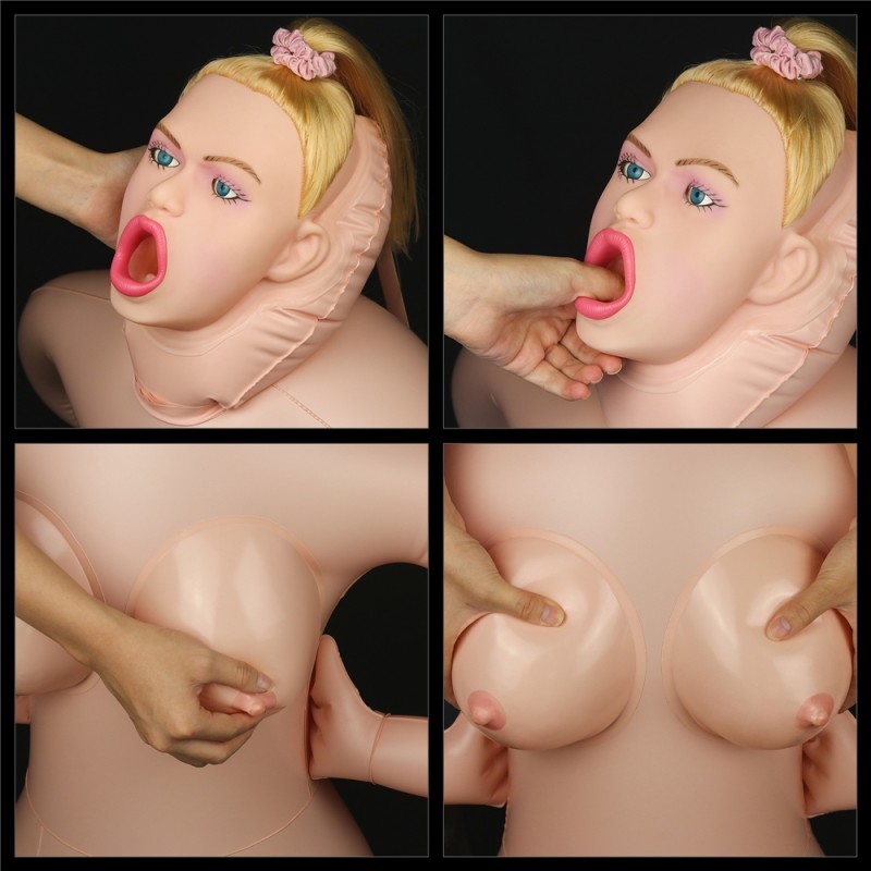 Кукла Jayola в позе наездницы с открытым ротиком и большой грудью Cowgirl Style Love Doll