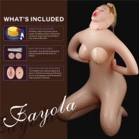 Кукла Jayola в позе наездницы с открытым ротиком и большой грудью Cowgirl Style Love Doll