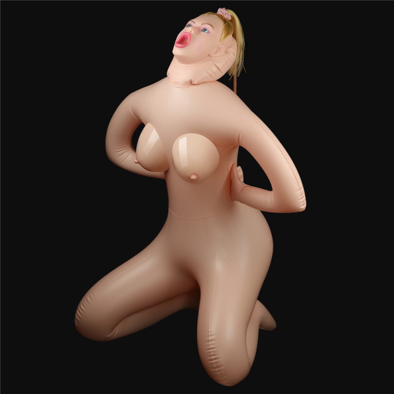 Кукла Jayola в позе наездницы с открытым ротиком и большой грудью Cowgirl Style Love Doll