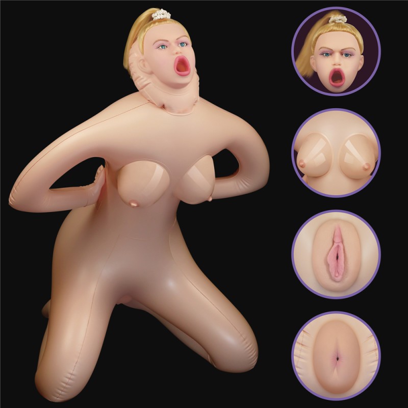 Кукла Jayola в позе наездницы с открытым ротиком и большой грудью Cowgirl Style Love Doll