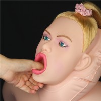 Кукла Jayola в позе наездницы с открытым ротиком и большой грудью Cowgirl Style Love Doll