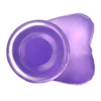 Фиолетовый фаллос Jelly Studs Crystal Dildo Medium 18 см