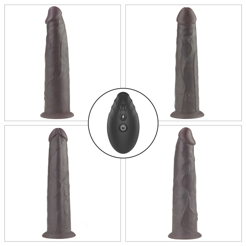 Фото Lovetoy, Китай Реалистичный вибратор-мулат с ротацией Dual Layered Silicone Rotator 23 см