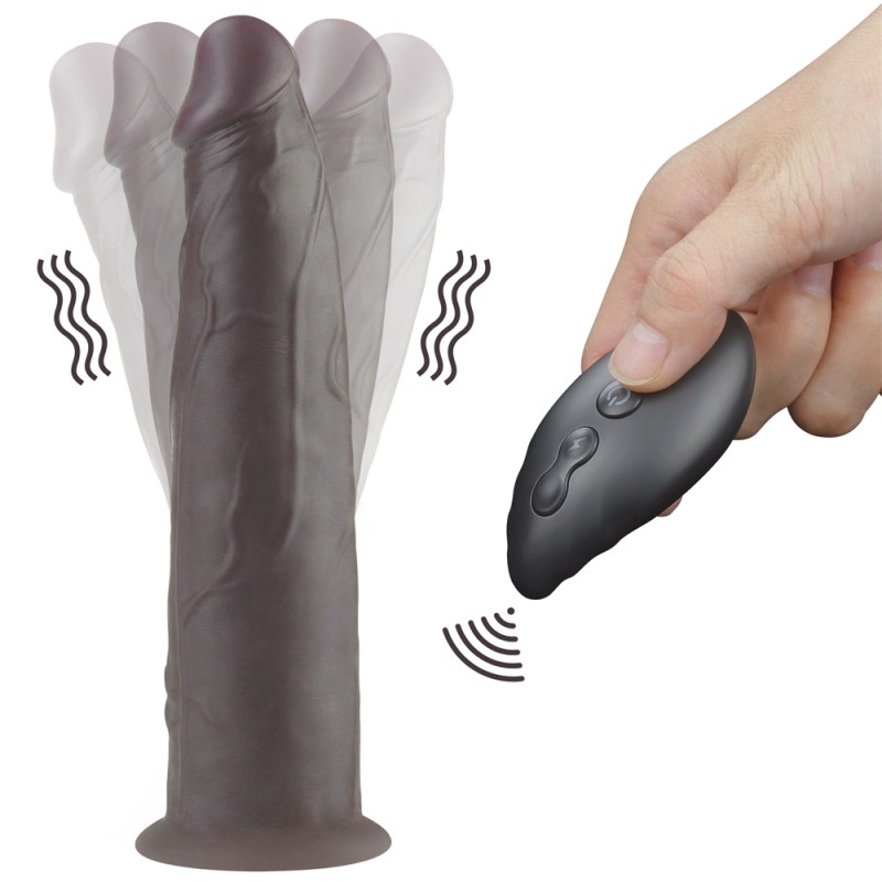 Фото Lovetoy, Китай Реалистичный вибратор-мулат с ротацией Dual Layered Silicone Rotator 23 см