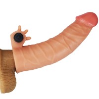 Насадка на пенис с вибрацией Revolutionary Silicone Nature Extender + 2 см к длине
