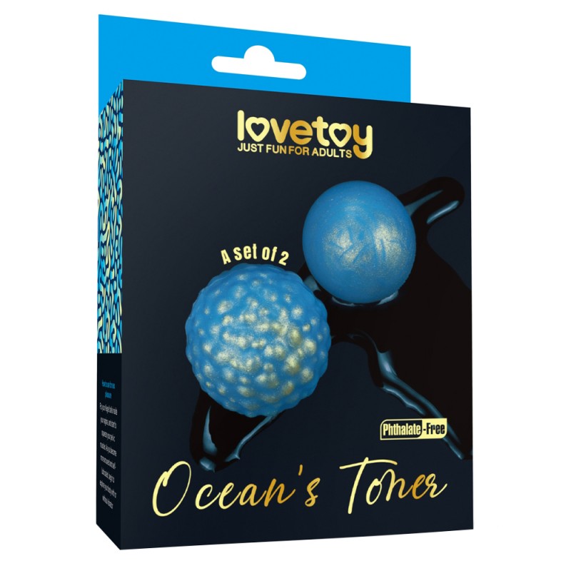 Набор вагинальных шариков без сцепки Ocean's Toner Egg Set 63 гр