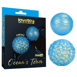 Набор вагинальных шариков без сцепки Ocean"s Toner Egg Set 63 гр