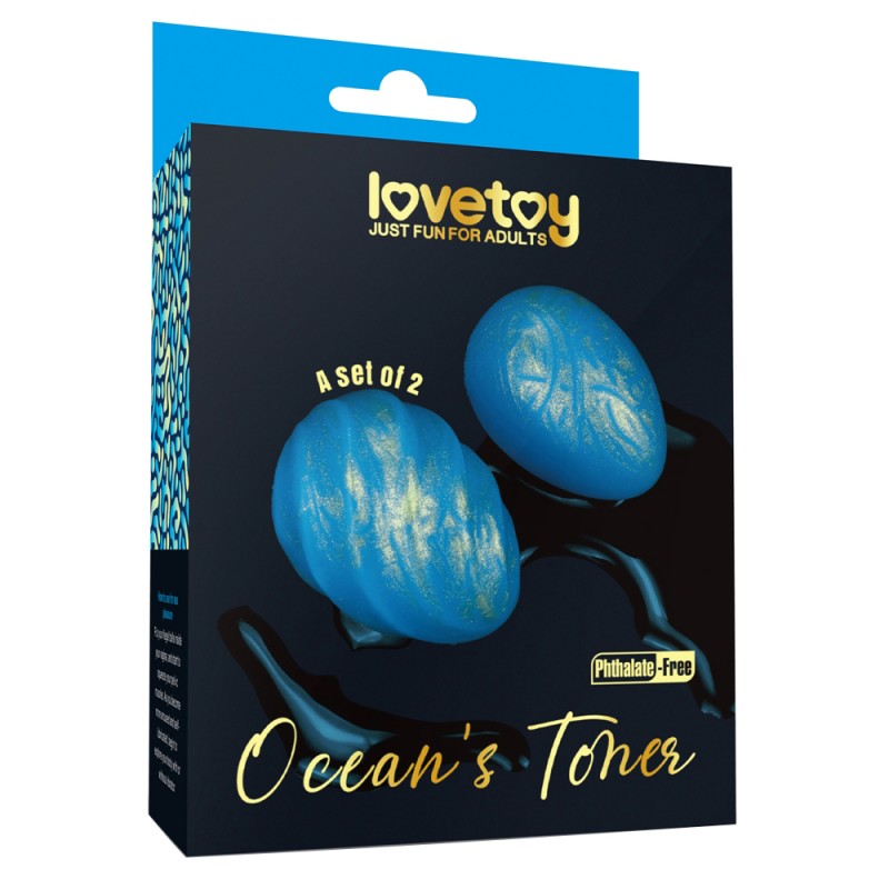 Набор вагинальных шариков без сцепки Ocean's Toner Egg Set 70 гр