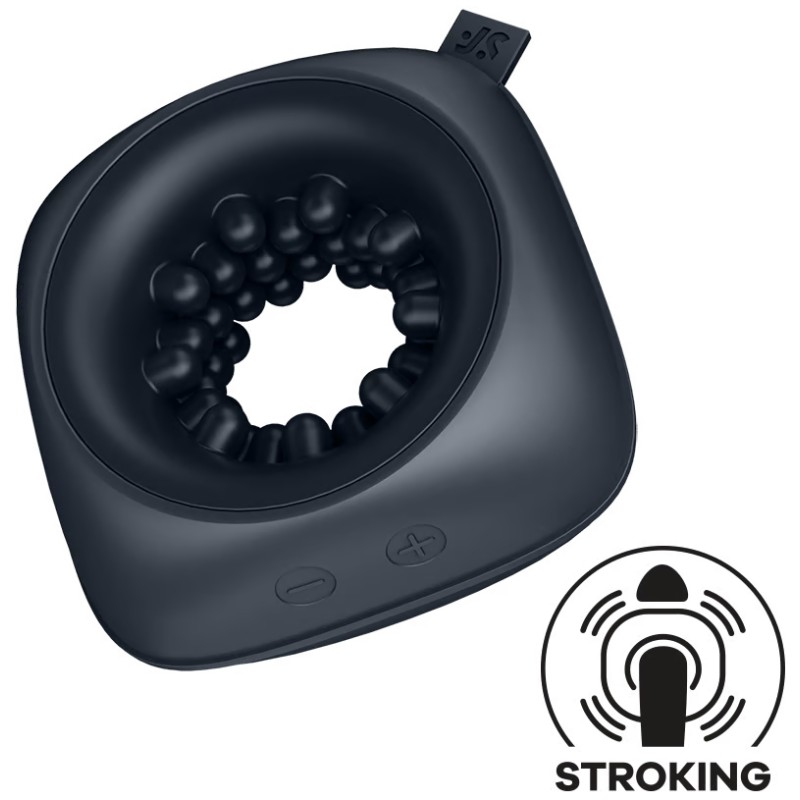 Перезаряжаемый компактный мастурбатор с вибрацией Satisfyer Ring Stroker