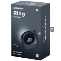 Перезаряжаемый компактный мастурбатор с вибрацией Satisfyer Ring Stroker
