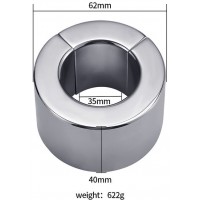 Стальной утяжелитель на магнитах для мошонки 622 гр